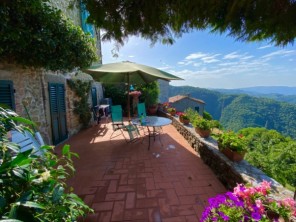3 Bedroom Village House with Outstanding Views over Barga, Tuscany, Italy